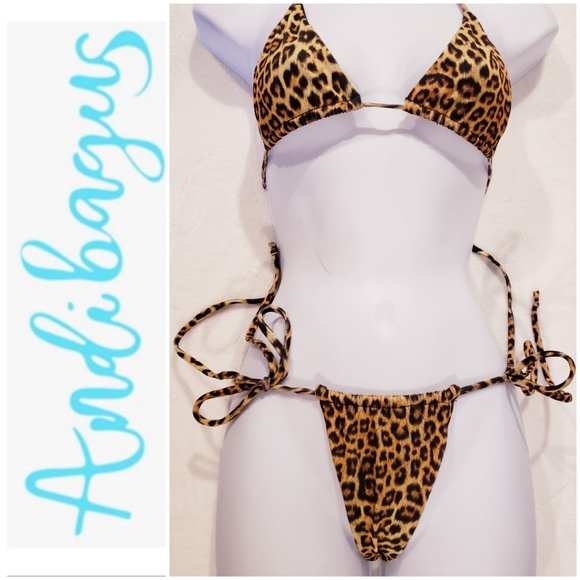Andi Bagus Cheeta String Bikini XS - Picture 7 of 8